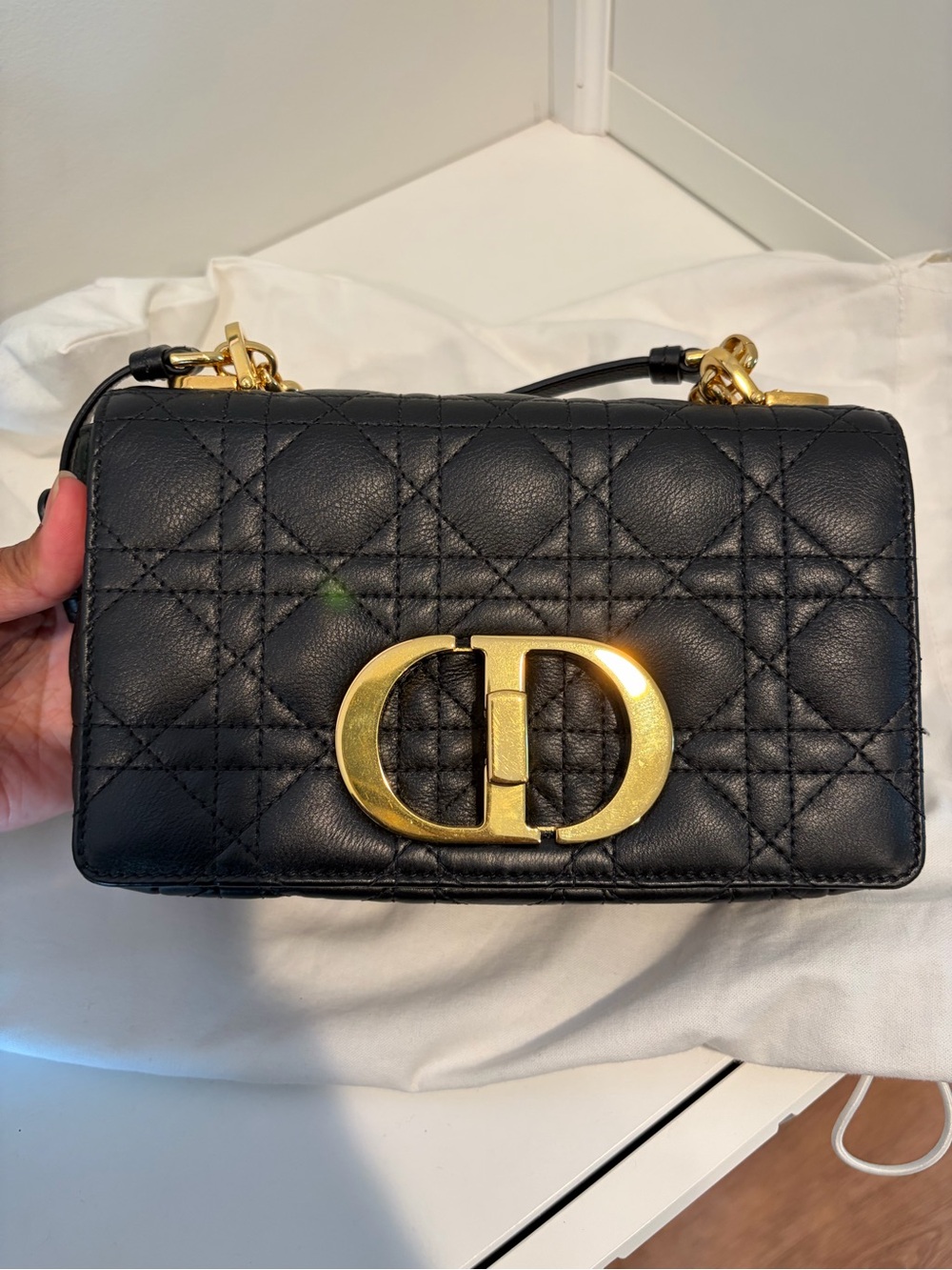 Christian Dior Cannage Caro Small Crossbody Bag - Picture 6 of 8